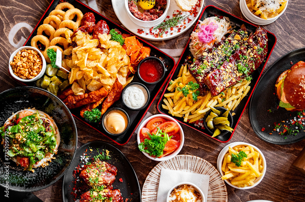 Restaurant meal
